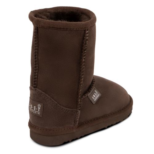 Childrens Classic Sheepskin Boots Chocolate Extra Image 2